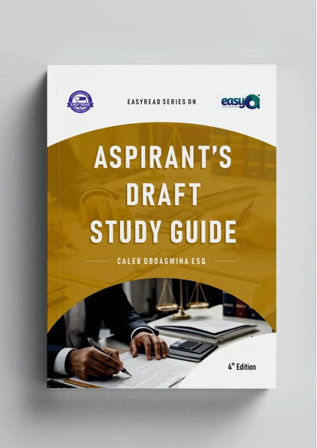 EASYREAD SERIES ON ASPIRANT'S DRAFT STUDY GUIDE 4TH EDITION 